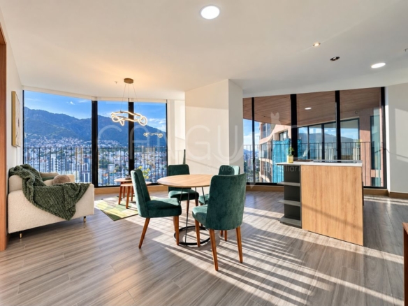 Vista desde Sala y comedor del departamento en venta en La Carolina, Quito