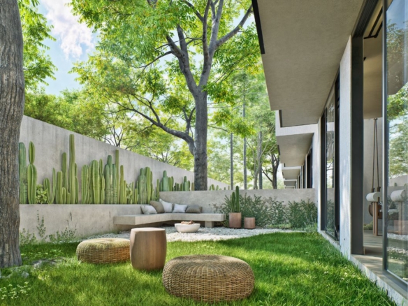 Casa nueva de venta en Lumbisí con jardín posterior