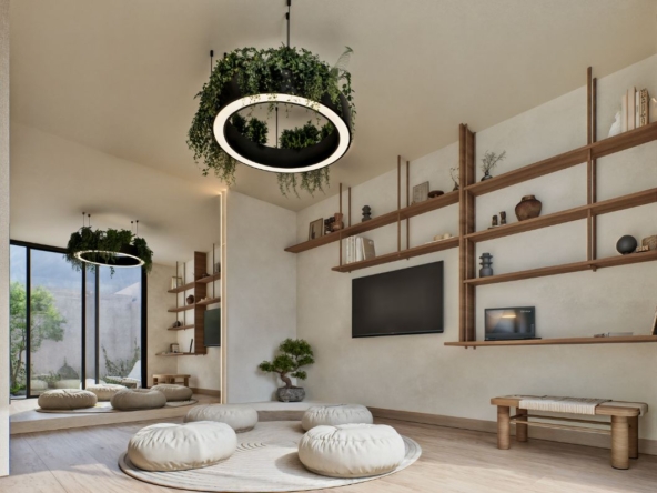 Modelo de casa tipo B en Lumbisí con terraza y 3 dormitorios