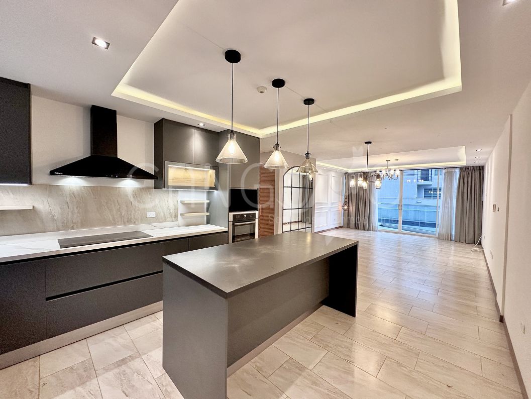 Cocina Americana elegante Departamento en arriendo La Armenia