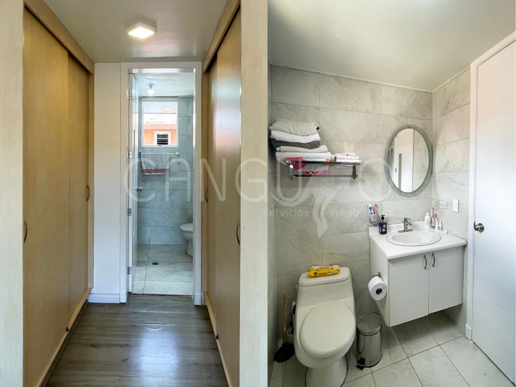 Dormitorio máster de Casa en Venta Ponceano Quito con walk-in closet