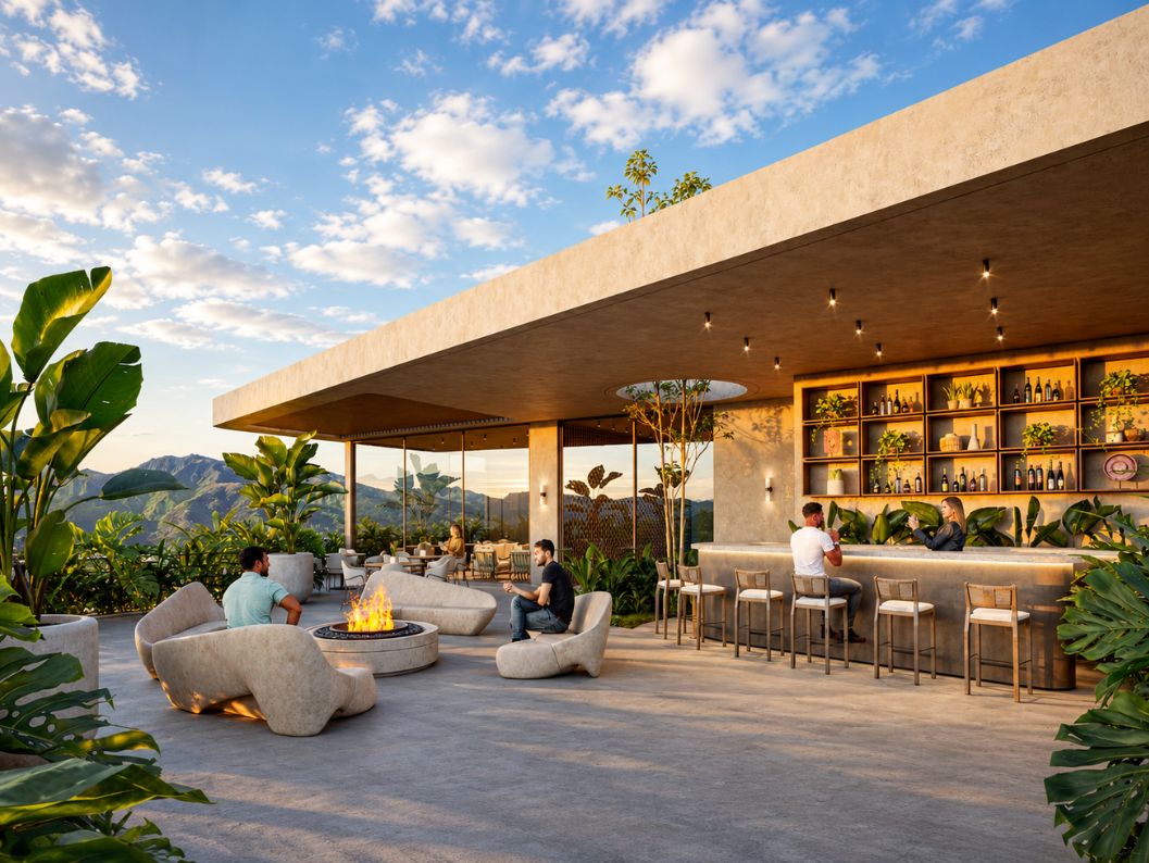 Terraza lounge TAO Cumbayá